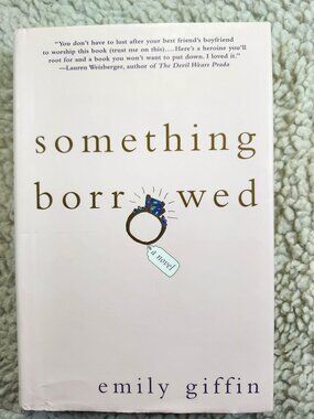 Emily Giffin Something Borrowed St Martins Press Hardcover 1st 2004 Pink DJ
